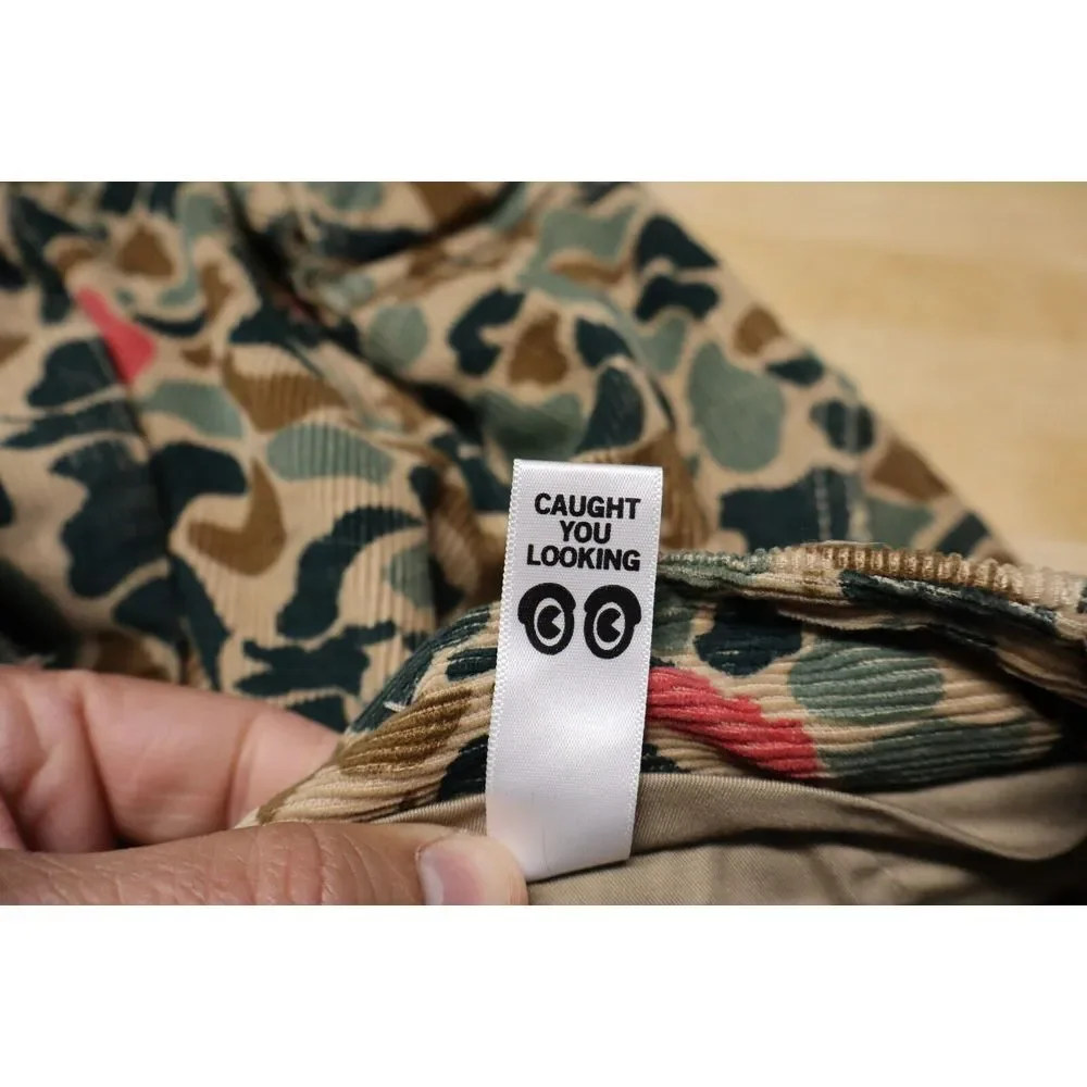 ICECREAM BBC Apple Pant 401-9106 Camo 2021 Size 40 Cargo Corduroy Green Red - Picture 7 of 13